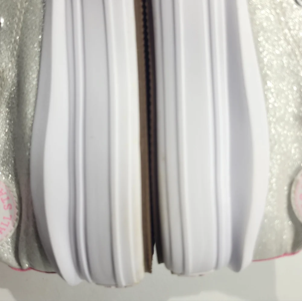 CONVERSE LITTLE GIRLS CHUCK TAYLOR ALL STAR MOVE SPARKLE PLATFORM HI TOP SHOE 3 - Picture 14 of 15